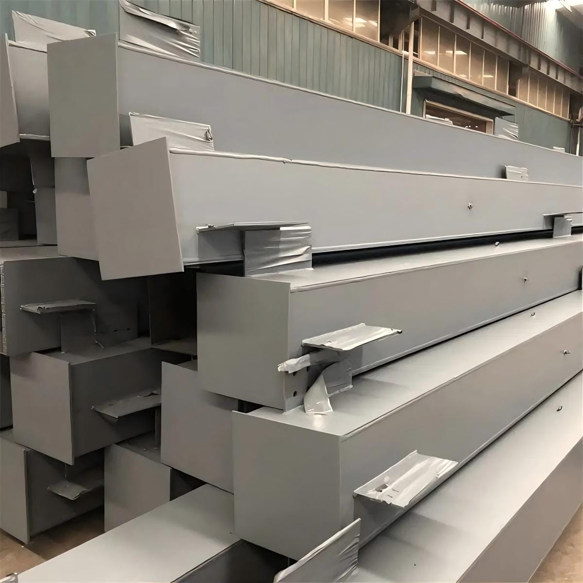 Heavy-Duty Steel Box Columns