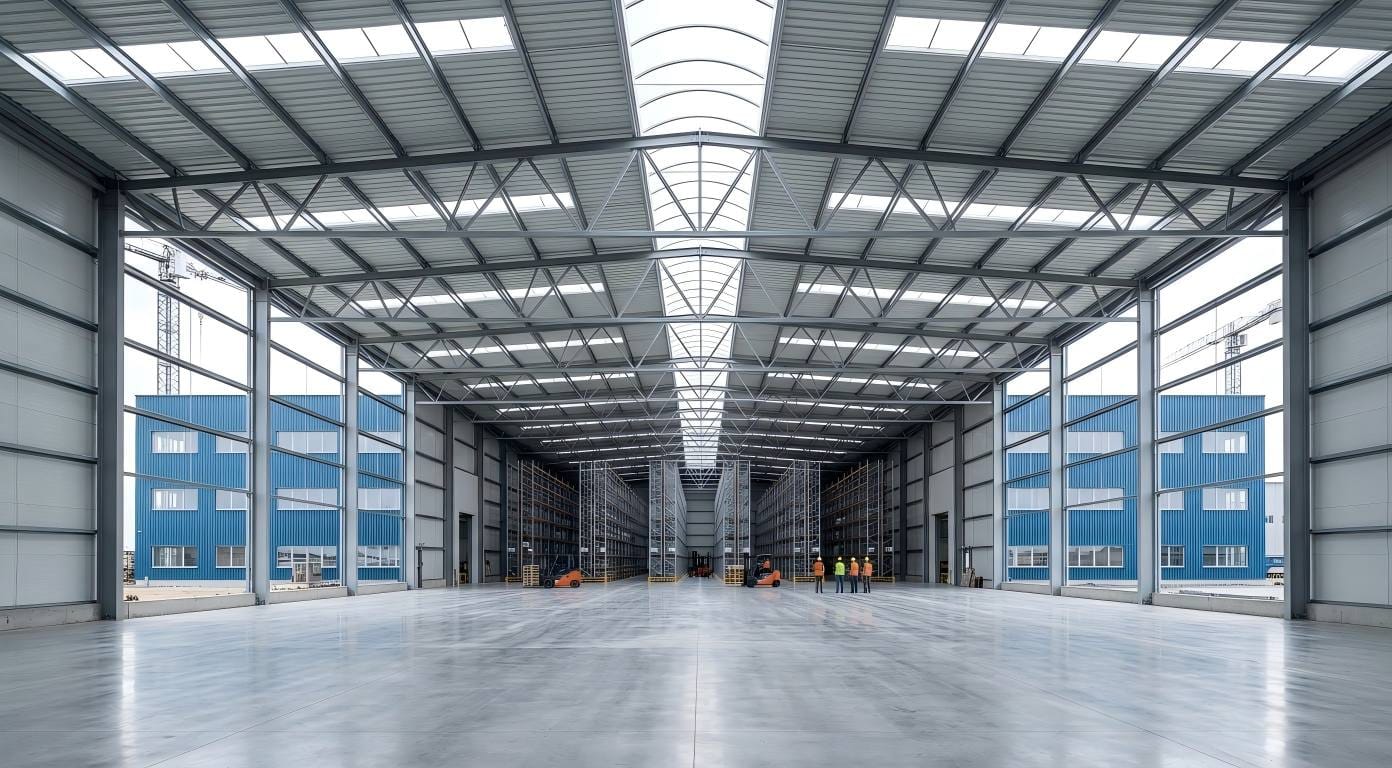 large span steel structure warehouse large span steel structure warehouse