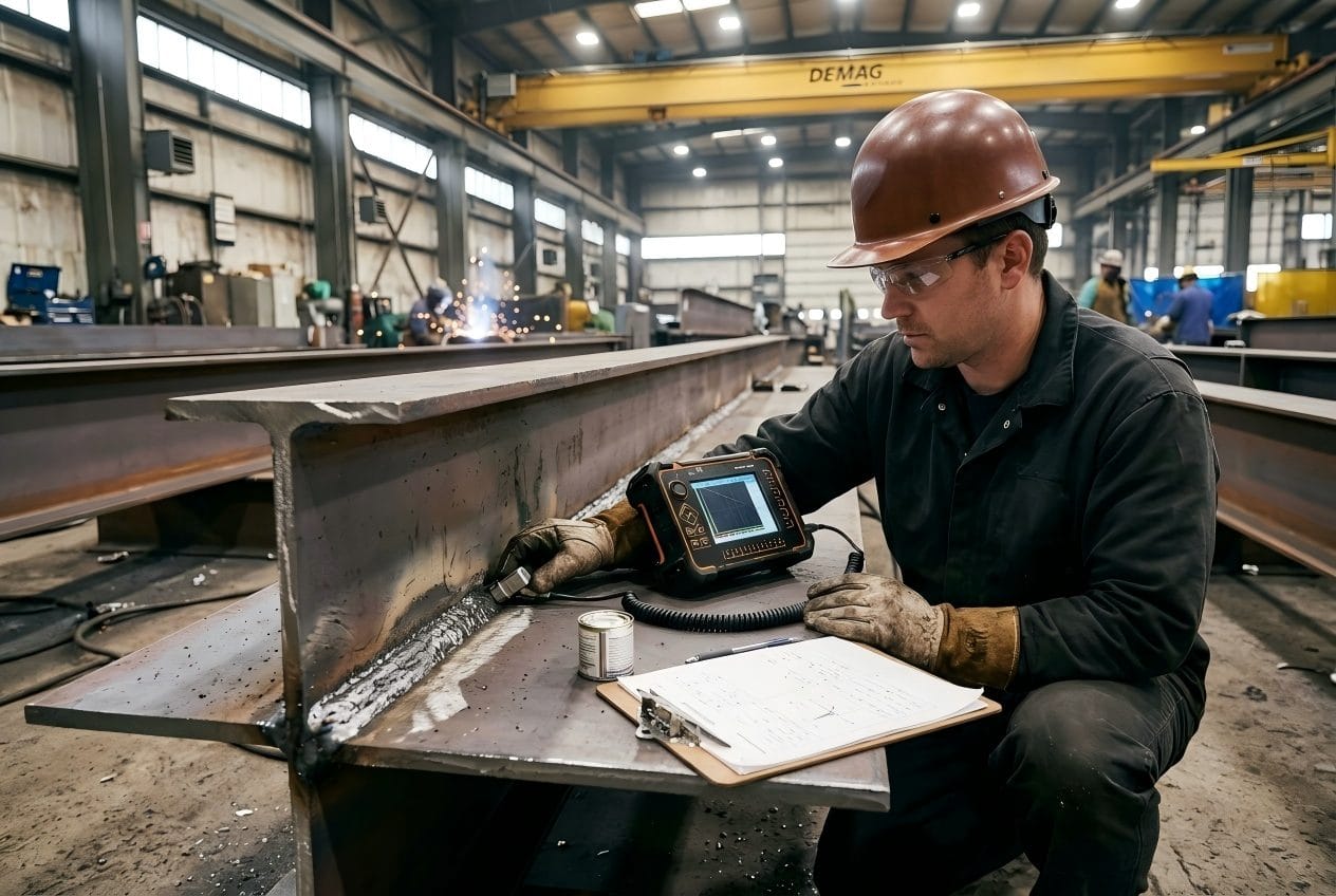 Steel structure welding NDT and inspection records NDT inspection and quality records